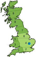 Richmonds location and area covered